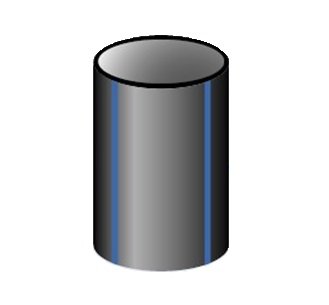 TUBO PE100 PN12,5  9,2 x 1 Mts. 125